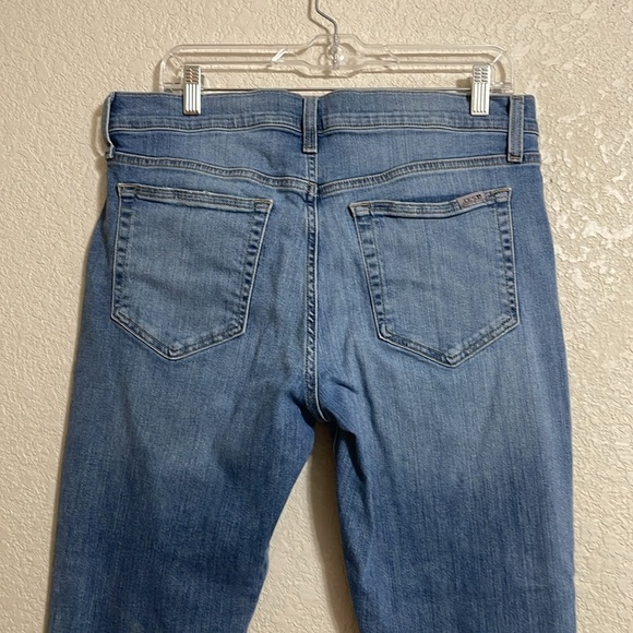 Joe's Jeans Women's Straight Leg Jeans - Distressed Blue - Picture 9 of 10